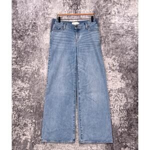 HATCH Maternity Wide Leg Jeans 27 Womens Denim
